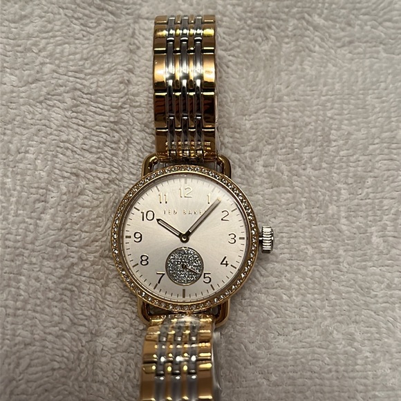 TED BAKER LONDON Hanaliy Stainless Steel Two-Tone Bracelet Watch (NWT) - Picture 3 of 8